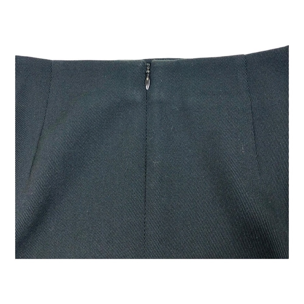 Akris Punto Wool Black Knee Length Pencil Skirt - Picture 8 of 12